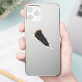kalkoen veer vinyl Sticker (Telefoon)