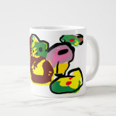 Kalkoen verf grote koffiekop (Voorkant rechts)