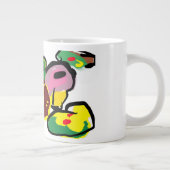 Kalkoen verf grote koffiekop (Rechts)