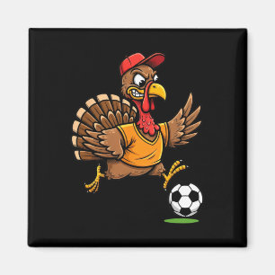 Kalkoen Voetbal Thanksgiving Kalkoen Voetbal Spele Magneet