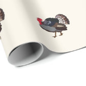 Kalkoen Vogel Turkije Cadeaupapier (Rol Hoek)