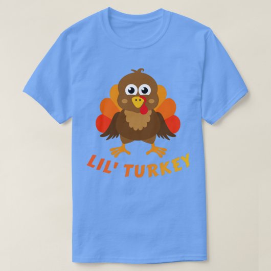 Kalkoen voor kinderen en peuters Thanksgiving T-shirt (Design voorkant)