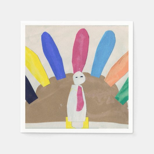 Kalkoen voor Thanksgiving Servetten (Voorkant)