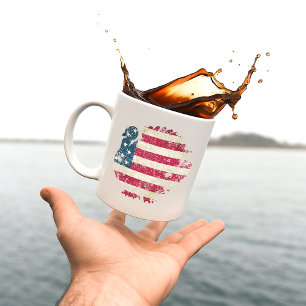 Kalkoen voor Thanksgivingdag met de Amerikaanse vl Koffiemok
