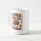 Kalkoen Wankel Kerst met Thanksgiving Koffiemok (Voorkant links)