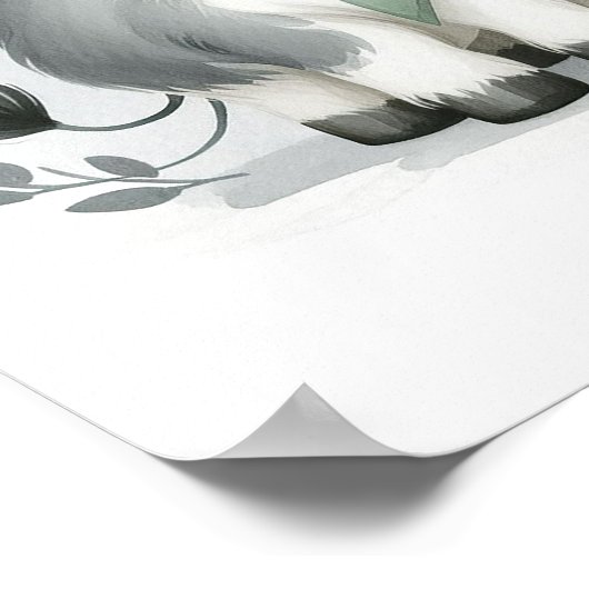 Kalkoenbak Kunst aan de Muur Poster (Hoek)