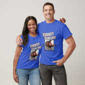 Kalkoenbowling gevogelte t-shirt (Unisex)