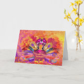 Kalkoenen Begroetingskaart Game On Kaart (Gele Bloem)