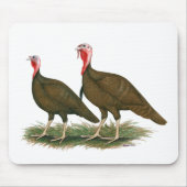 Kalkoenen: Chocolade Muismat (Voorkant)