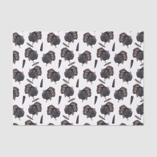 Kalkoenen en veren - Witboek over weefsels Tissuepapier (Voorkant)