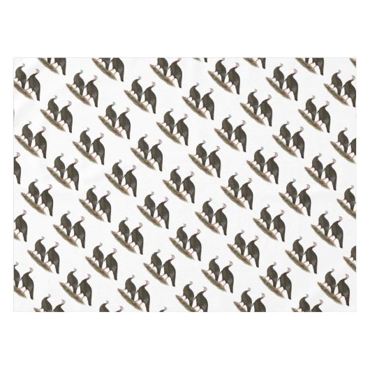 Kalkoenen in het oostelijke wilde haar tafelkleed (Voorkant (Horizontaal))