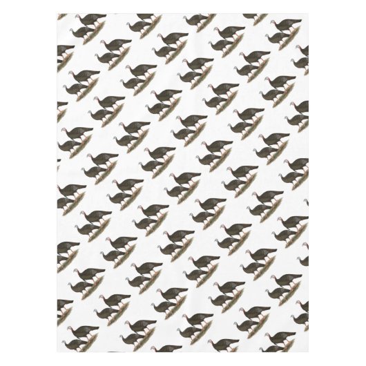 Kalkoenen in het oostelijke wilde haar tafelkleed (Voorkant)