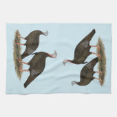 Kalkoenen in het oostelijke wilde haar theedoek (Horizontaal)