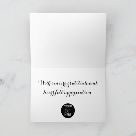  kalkoenen in Orchard Business Thanksgiving Feestdagen Kaart (Binnen)