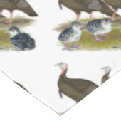 Kalkoenen oostelijke wilde familie tafelkleed (Gekanteld)
