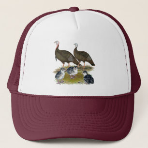 Kalkoenen Oosterse Wilde Familie Trucker Pet