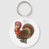 Kalkoenen sleutelhanger (Voorkant)