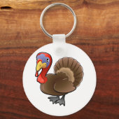 Kalkoenen sleutelhanger (Voorkant)
