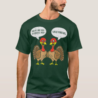 Kalkoenen spreken over de Thanksgiving van goddeli T-shirt