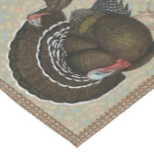 Kalkoenen Standaard Bronze Portret Korte Tafelloper (Hoek)