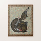 Kalkoenen Standaard Bronze Portret Legpuzzel (Verticaal)