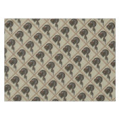 Kalkoenen Standaard Bronze Portret Tafelkleed (Voorkant (Horizontaal))