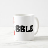 Kalkoenengezicht Gobble Koffiemok (Voorkant rechts)
