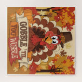 Kalkoenfeest thanksgiving legpuzzel (Horizontaal)