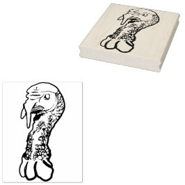 kalkoenhoofd-rubberstempel rubberstempel