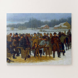 Kalkoenjacht John Whetten Ehninger 1879 Legpuzzel