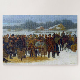 Kalkoenjacht John Whetten Ehninger 1879 Legpuzzel