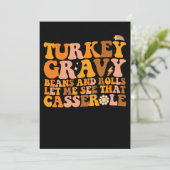 Kalkoensaus Bonen En Broodjes Laat Me Dat Casse Zi Kaart (Staand voorkant)