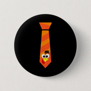 Kalkoentijd Thanksgiving Bedrijf Grappig Kalkoenge Ronde Button 5,7 Cm