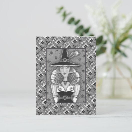 KALKOENVEER HELSE, EEN SALEM THANKSGIVING, VOLK FEESTDAGENKAART (Staand voorkant)