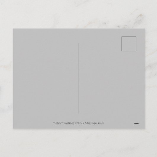 KALKOENVEER HELSE, EEN SALEM THANKSGIVING, VOLK FEESTDAGENKAART (Achterkant)