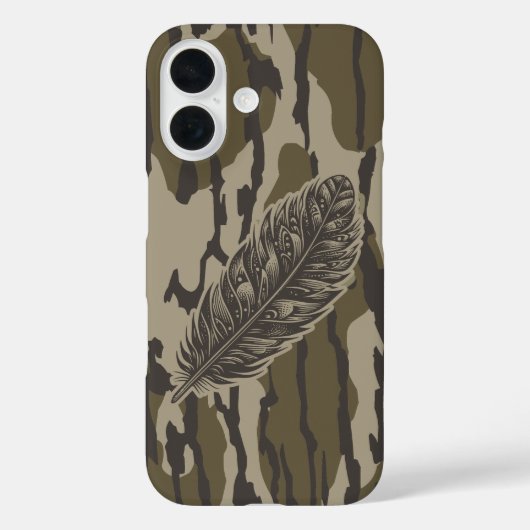 Kalkoenveer Onderlanden Camo Bos Case-Mate iPhone Case (Achterkant)