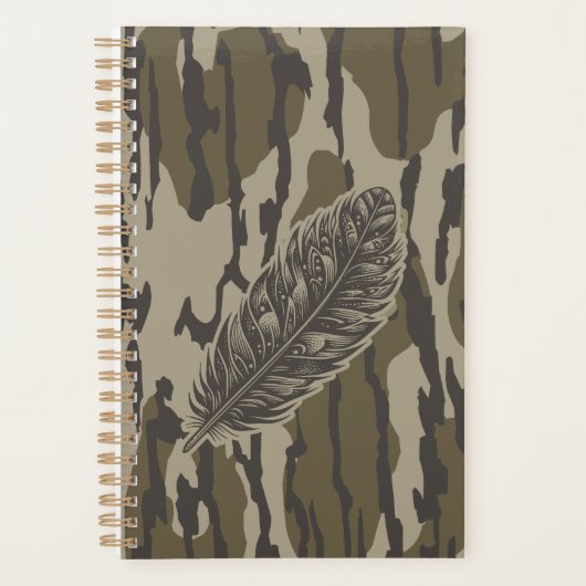Kalkoenveer Onderlanden Camo Bos Planner (Voorkant)