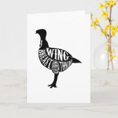 Kalkoenvlees Snij Slager Kaart (Gele Bloem)