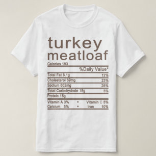 kalkoenvlees Voeding Feetetiket T-shirt