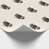 kalkoenvogel cadeaupapier (Hoek)