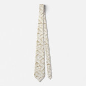 Kalkroom Mummie Wrap Halloween Stropdas (Voorkant)