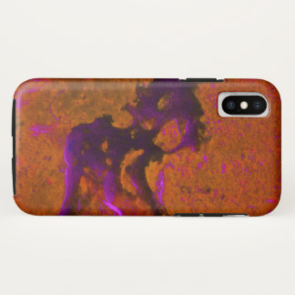 Kalksteen Abstract in appelen en verbrand Sinaasap Case-Mate iPhone Case