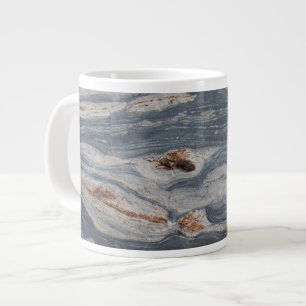 Kalksteen Boudinage Rock Print Grote Koffiekop