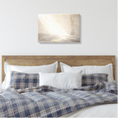 Kalksteen Gloed — Aurema (Landschap) Canvas Afdruk (Insitu (Slaapkamer))