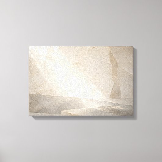 Kalksteen Gloed — Aurema (Landschap) Canvas Afdruk (Voorkant)