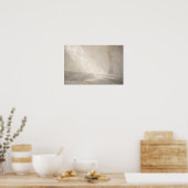 Kalksteen Gloed — Aurema (Landschap) Poster (Keuken)