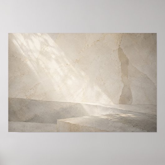 Kalksteen Gloed — Aurema (Landschap) Poster (Voorkant)
