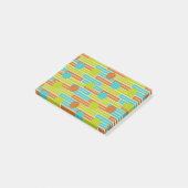 Kalksteen groen, kaneel bruin, rechthoeken van Tur Post-it® Notes (Schuin)