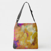 Kalksteen in Mustard Crossbody Tas (Achterkant)