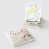 Kalksteen Onderzetters (Zijkant)